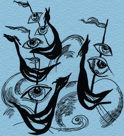 Описание: Поэма «Послание Солунянам». Иллюстрации выполнены двумя Иринами с помощью инопланетян. 1988г. a6.gif (40475 bytes)